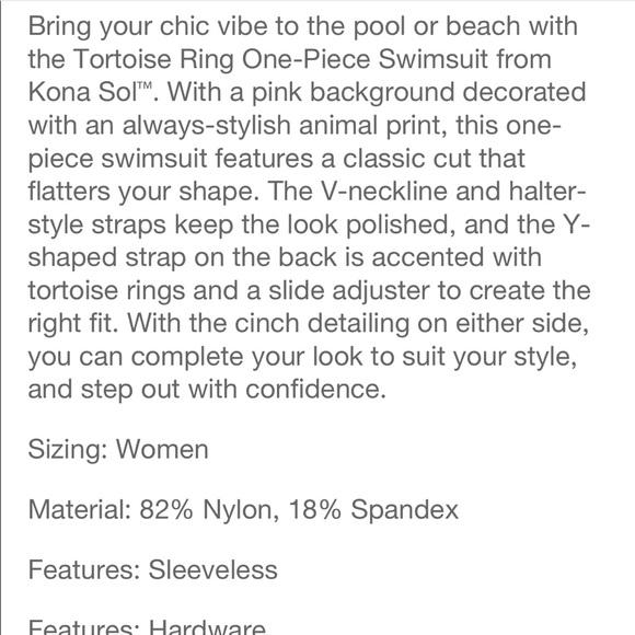 Tortoise Ring one piece Kona Sol Cheetah Animal - Picture 7 of 7